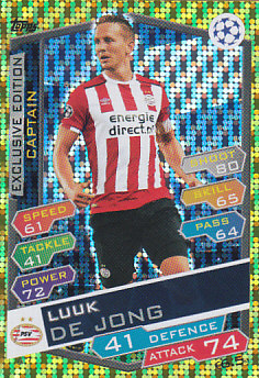 Luuk de Jong PSV Eindhoven 2016/17 Topps Match Attax CL Captain #S07